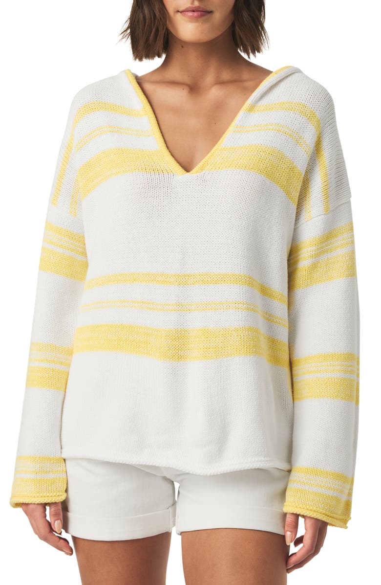 Splendid Blondie Stripe Hoodie Sweater, Main, color,