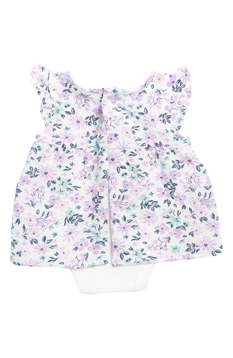 Nicole Miller Skirted Bodysuit, Bloomers, Socks & Headband Set, Alternate, color, 