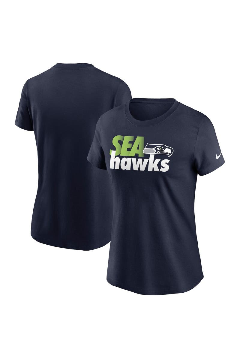 Nike Women's Nike College Navy Seattle Seahawks Hometown Collection T-Shirt, Main, color, 