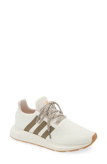 adidas Swift Run 1.0 Running Shoe in Off White/Khaki/Quartz at Nordstrom Rack, Size 8