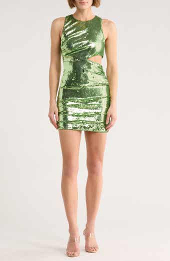 maje Riverta Sequin Body-Con Minidress