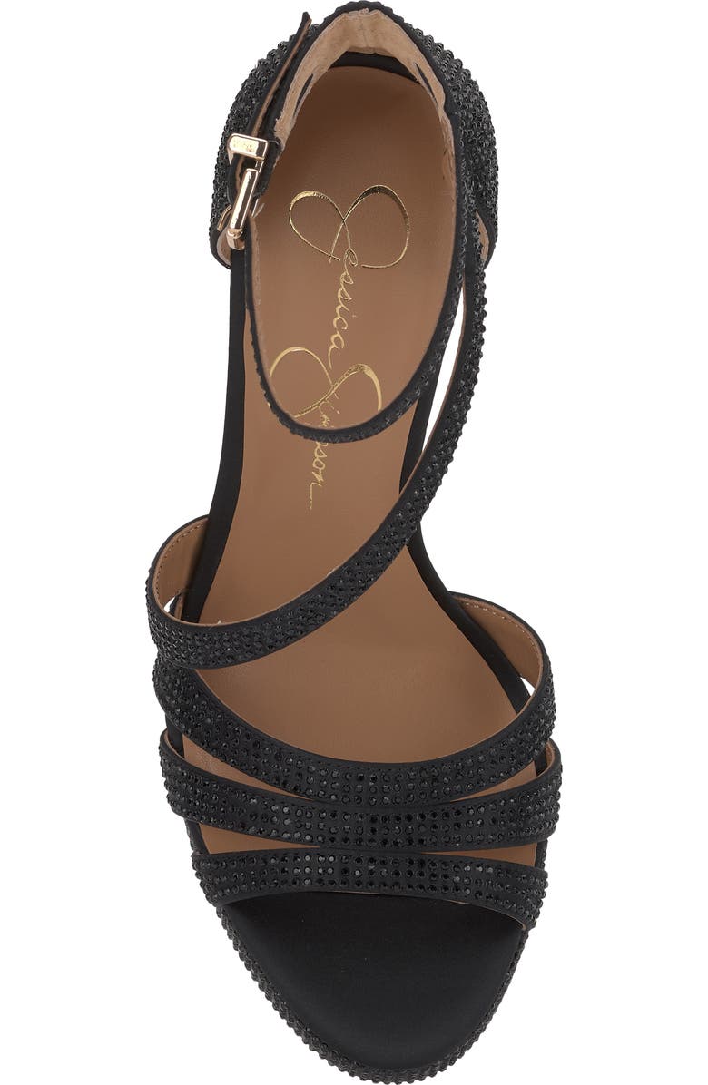 Jessica Simpson Shyremin Ankle Strap Platform Sandal, Alternate, color, Black