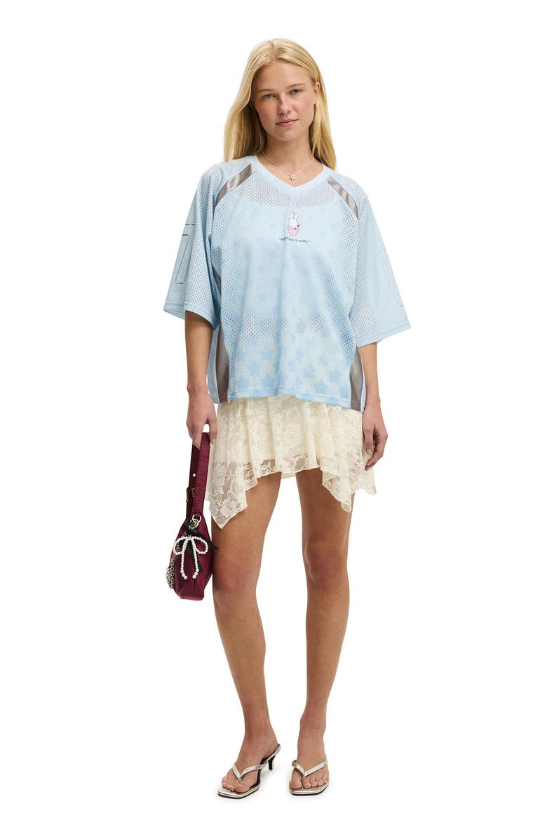 Cotton On Women's Lcn V Neck Regular Cropped Graphic Tee New, Alternate, color, Lcn Mif Miffy Star Seaside