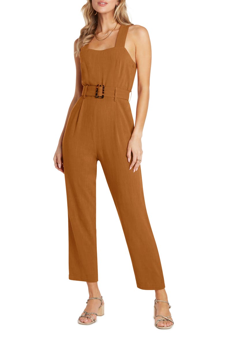 Johnson Ankle Jumpsuit, Main, color, TERRACOTTA
