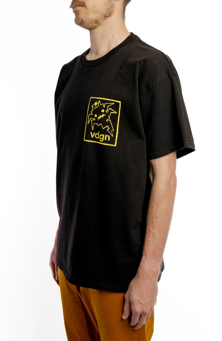 Vardagen Working Out The Bugs Heavyweight Tee, Alternate, color, Black