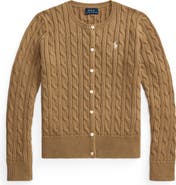 Polo Ralph Lauren Kids' Cable Stitch Cotton Cardigan