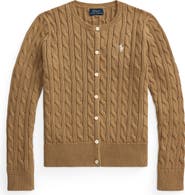 Polo Ralph Lauren Kids' Cable Stitch Cotton Cardigan