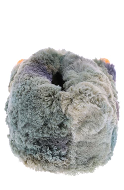 Sg Footwear Plush Claw Slipper In Gray