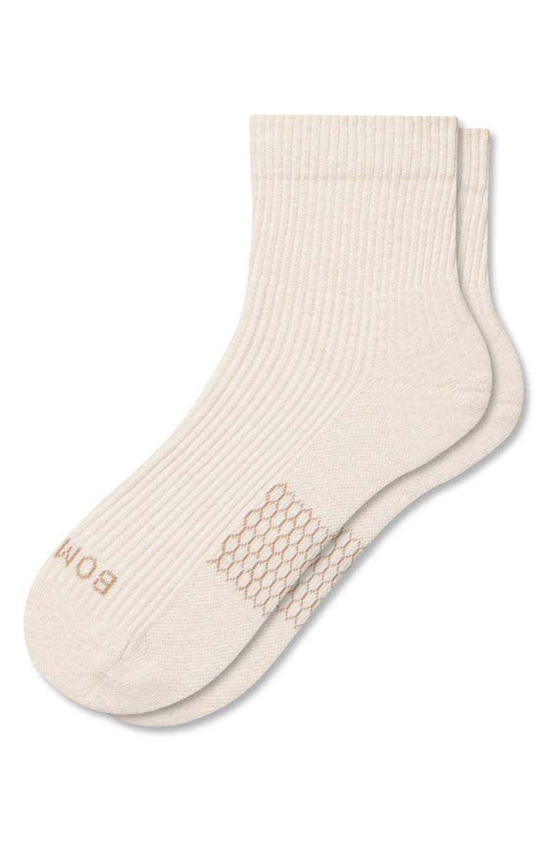 Bombas Modern Rib Quarter Socks, Alternate, color,