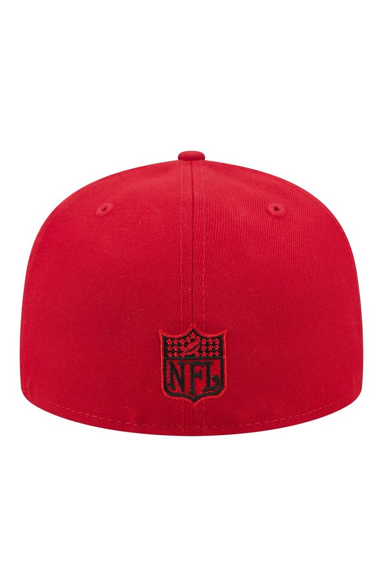 New Era Men's New Era Scarlet San Francisco 49ers 59FIFTY Fitted Hat, Alternate, color, Scarlet