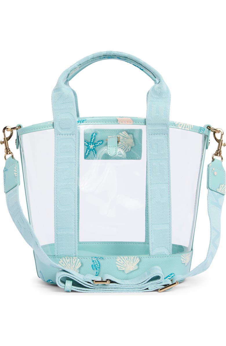 Kurt Geiger London Small Hampstead Vinyl Tote, Alternate, color, Blue Other