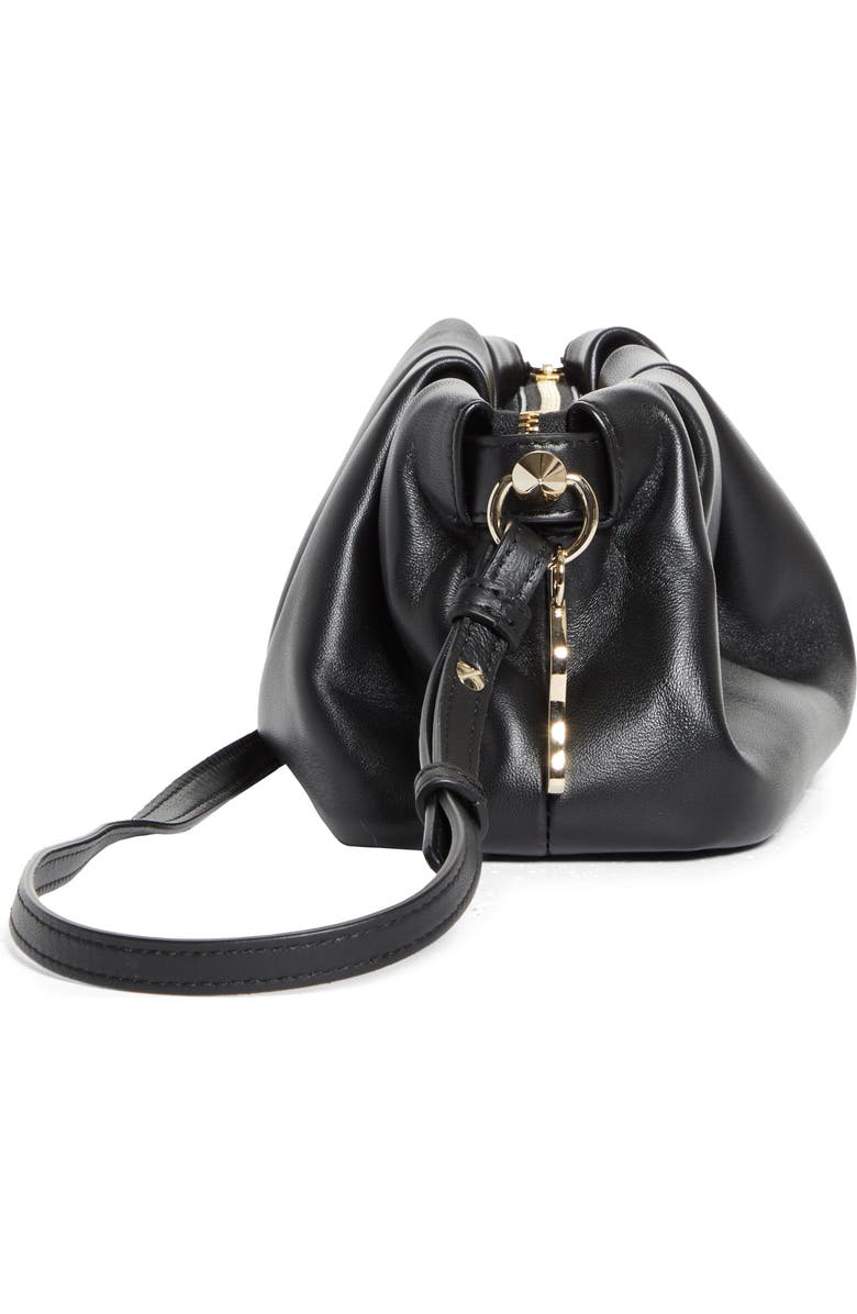 Christian Louboutin Mini Eva Leather Crossbody Bag, Alternate, color, Bk01 Black