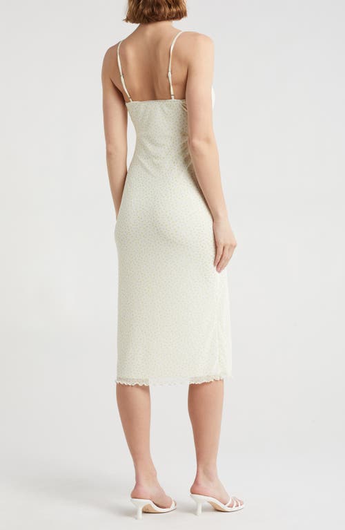 Abound Lace Trim Mesh Dress