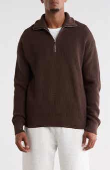 True Long Sleeve Quarter-Zip Sweater