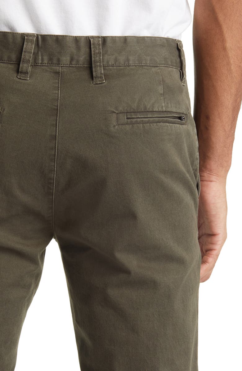 Vintage 1946 Comfort Stretch Flat Front Pants, Alternate, color, Dark Moss