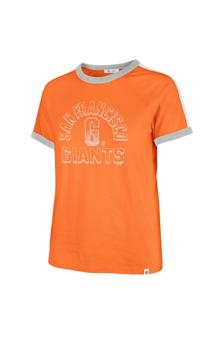 Women's '47  Orange San Francisco Giants City Connect Sweet Heat Peyton T-Shirt, Alternate, color, Orange
