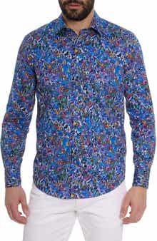 Robert Graham Abstract Print Long Sleeve Shirt