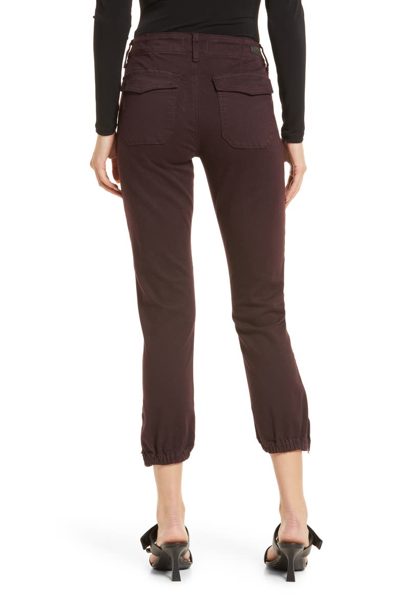 Mayslie Jogger Jeans, Alternate, color, VINTAGE BLACK CHERRY