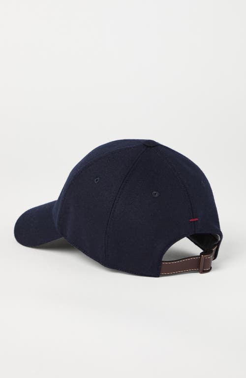 Brunello Cucinelli Logo-embroidered Baseball Cap In Blue
