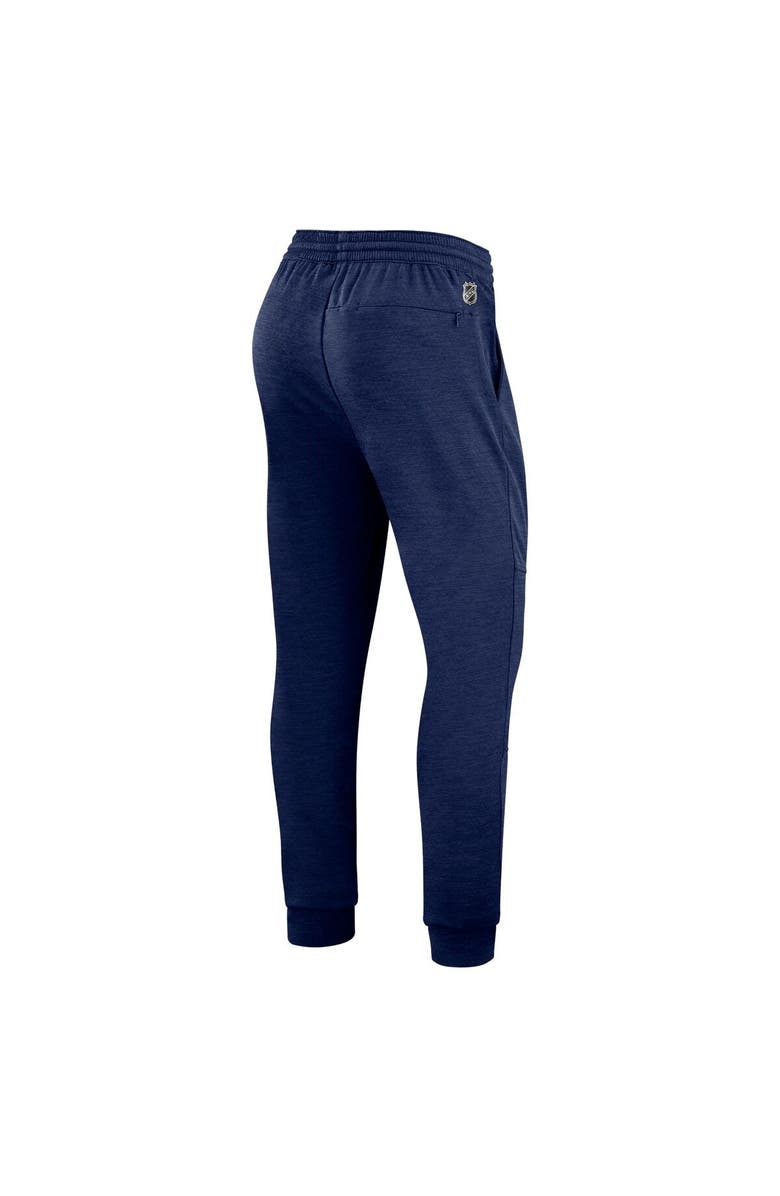 FANATICS Men's Fanatics Branded Heather Navy Nashville Predators Authentic Pro Road Jogger Sweatpants, Alternate, color, 