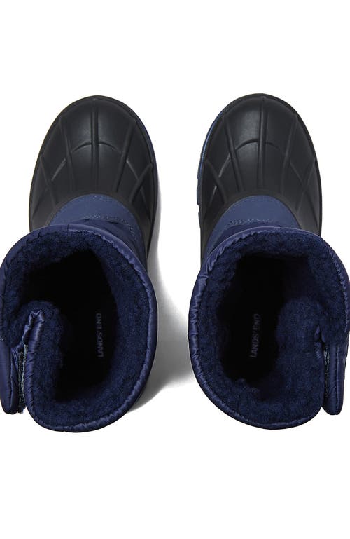 Lands' End Kids Frost Insulated Waterproof Snow Boots In Blue