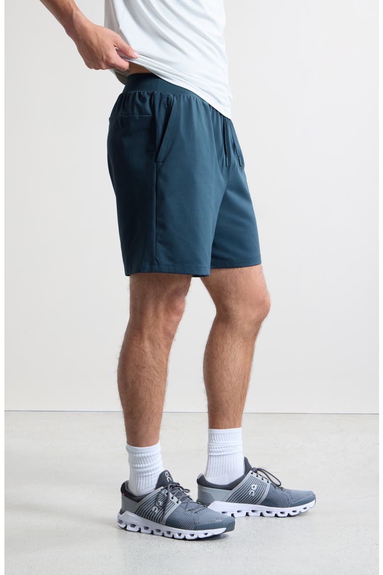 Live-In 7-Inch Drawstring Athletic Shorts, Alternate, color, GREEN MAGICAL