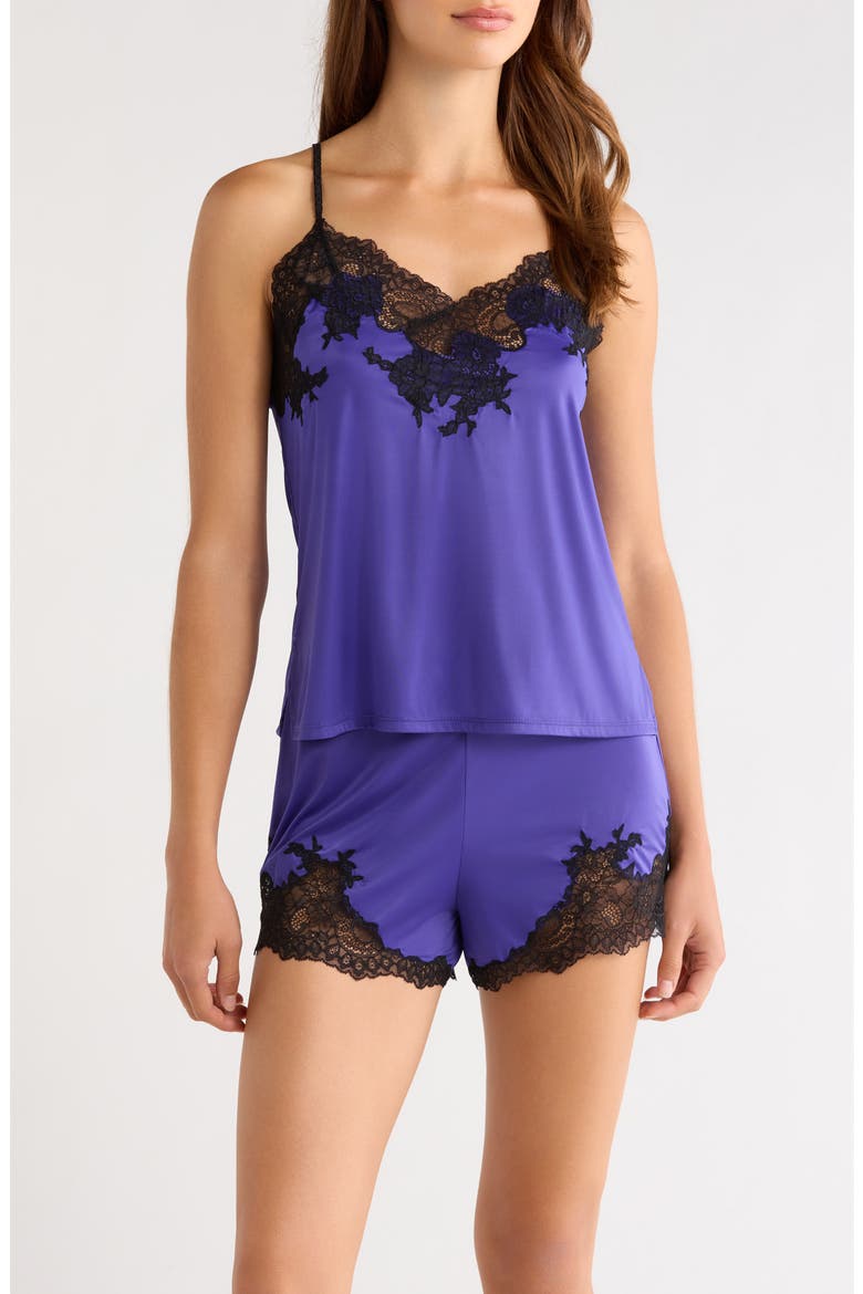 Enchant Lace Short Pajamas, Main, color, BLUE VELVET