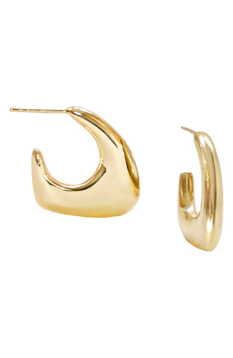MARLYN SCHIFF Mimi Hoop Earrings, Main, color, Gold