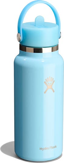 32-Ounce Wide Mouth Flex Straw Cap Water Bottle