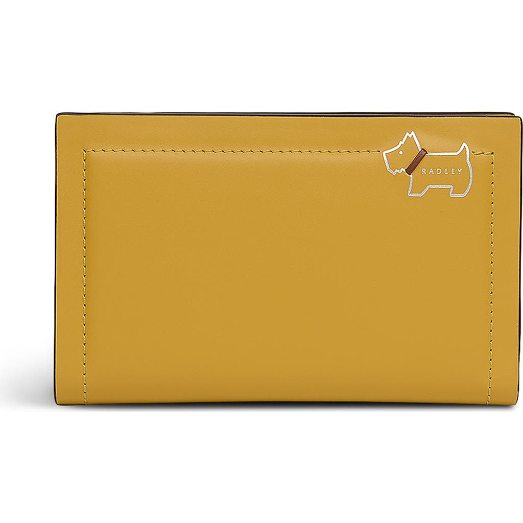 Radley Heritage Lane Medium Bifold Wallet In Gold