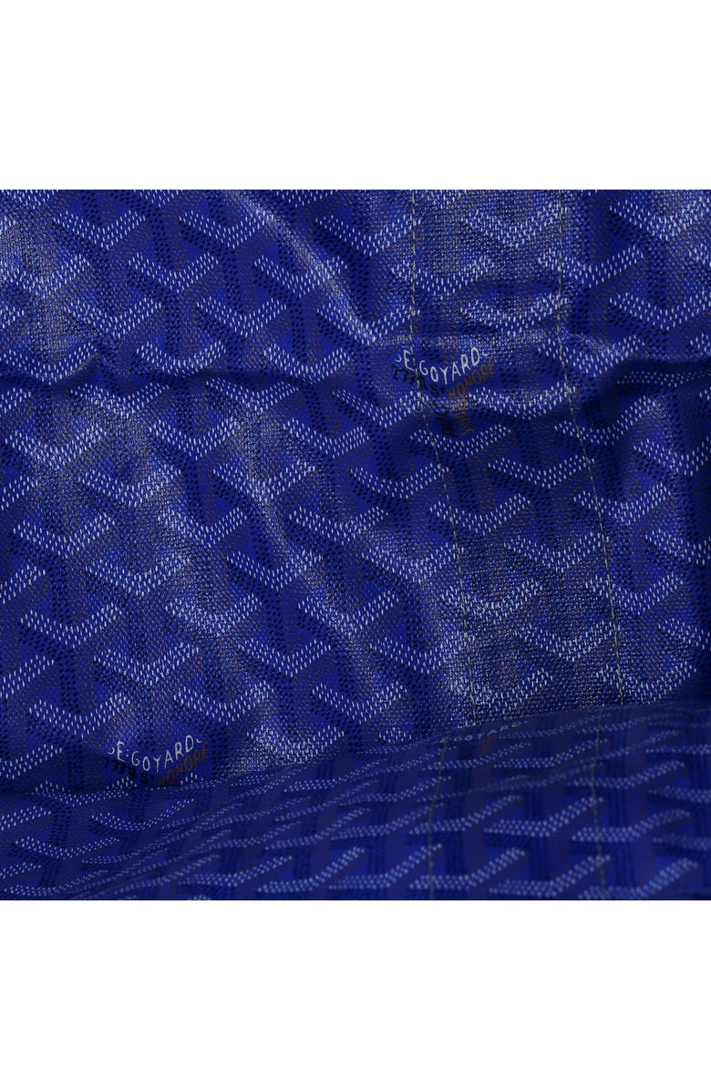 Pre-Owned Goyard Mediterranee Saint-Tropez Reversible Tote Coated Canvas, Alternate, color, Blue