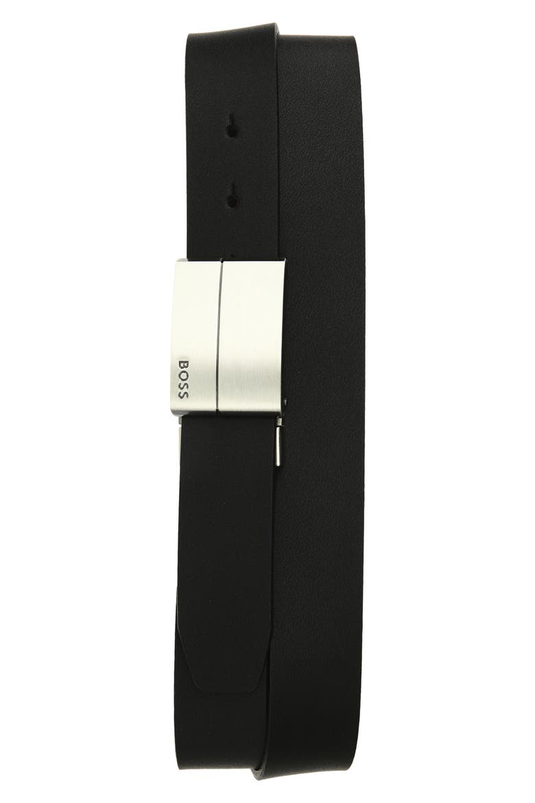 Geppy Leather Tie, Alternate, color, DARK BROWN