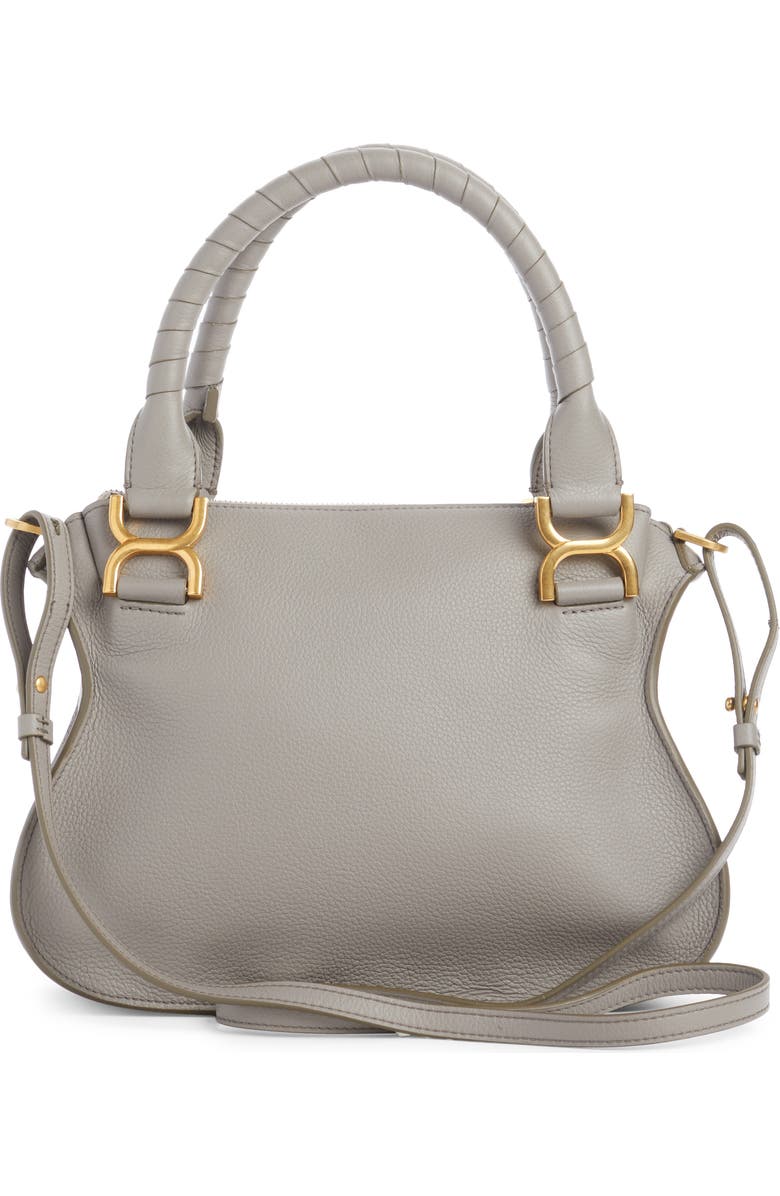 Chloé Small Marcie Leather Satchel, Alternate, color,