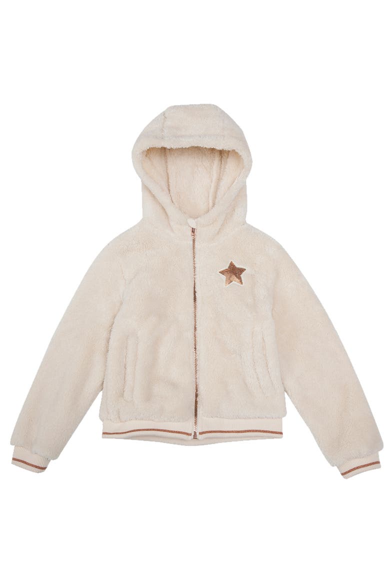 Kid's Cozy Fleece Jacket, Alternate, color, Light Beige