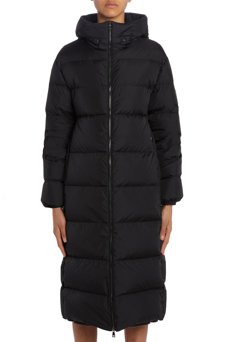 Parnaiba Hooded Down Coat, Alternate, color, BLACK