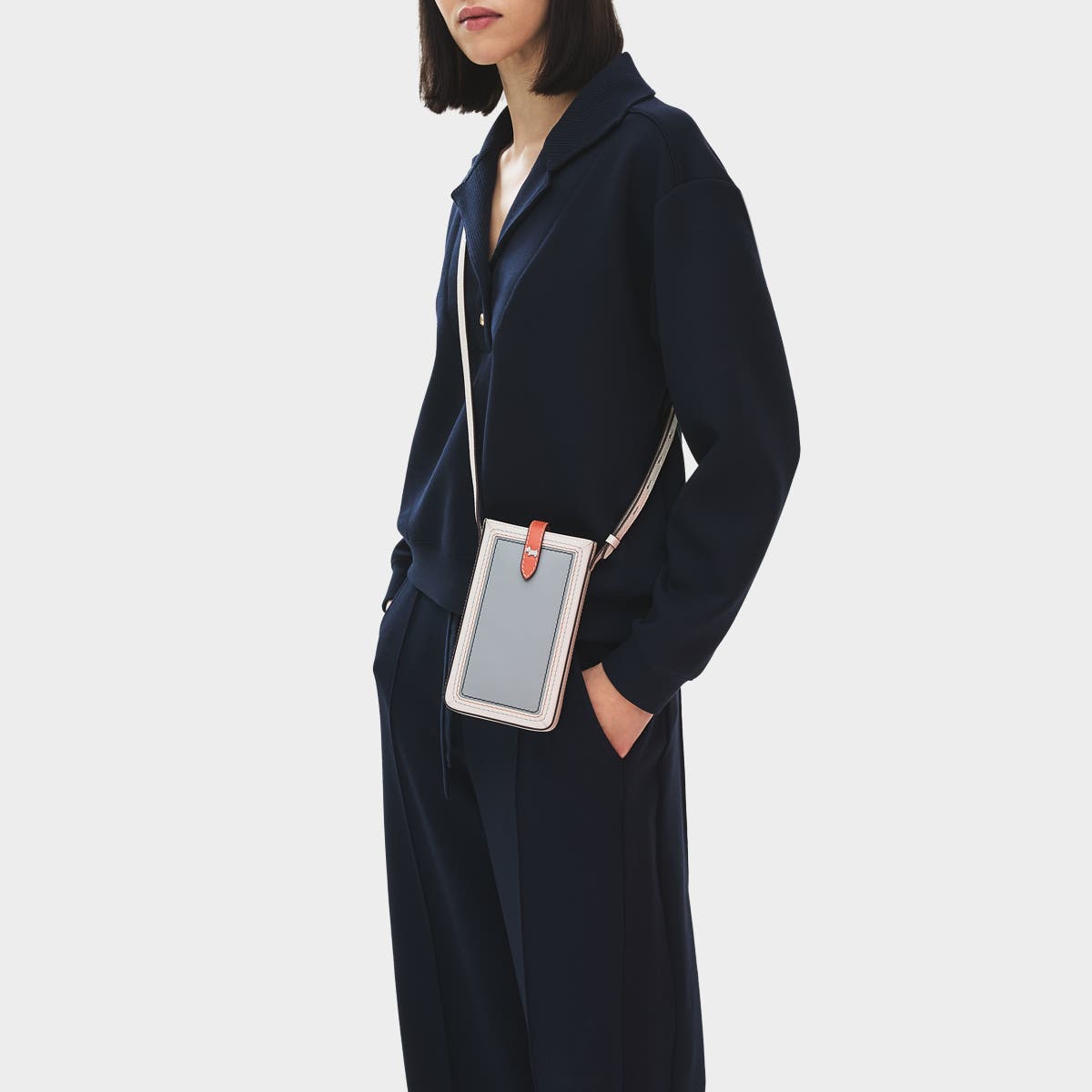 Radley Willis Street - Colourblock Medium  Phone Crossbody Bag, Alternate, color, Steel