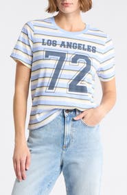 Vinyl Icons 72 Striped Graphic T-Shirt