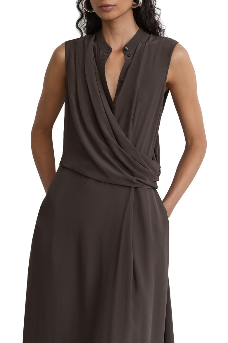 Gracie Midi Dress, Alternate, color, DARK GREY
