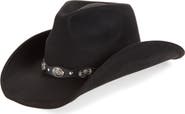 Vince Camuto Faux Suede Conco Cowboy Hat