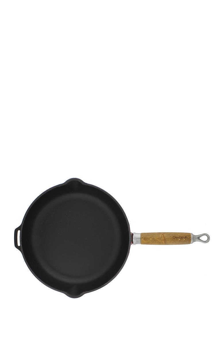 FRENCH HOME 11" Red French Enameled Cast Iron Fry Pan, Alternate, color, 