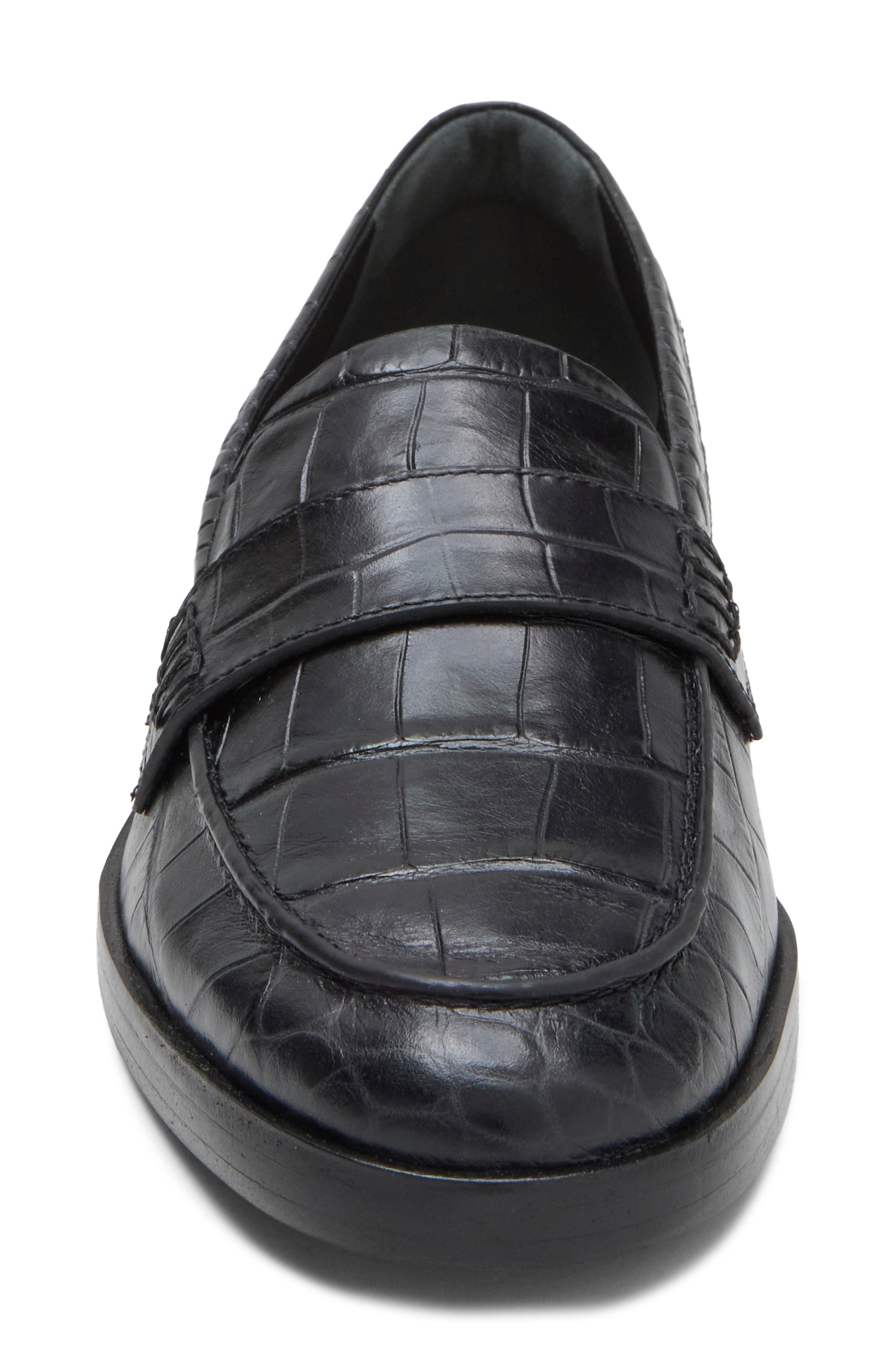 Kaylee Loafer, Alternate, color, BLACK CROC
