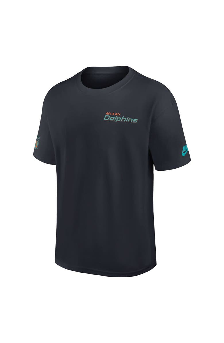 Nike Men's Nike Pitch Blue Miami Dolphins 2025 Rivalries Collection Essential Max90 T-Shirt, Alternate, color, Navy