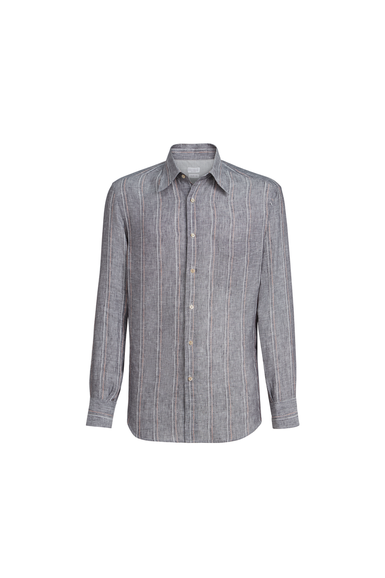 Shirt with chest pocket, Alternate, color, Grey