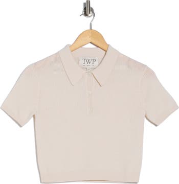 【新品】25ss h beauty&youth cotton polo knit DENIM AND FLOWER Quarter Zip Textured Knit Polo | Nordstromrack