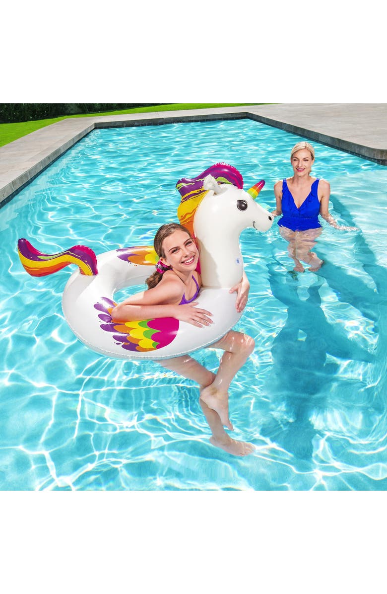 H2OGO! 100% Fantasy Unicorn Swim Tube, Alternate, color, Multicolored