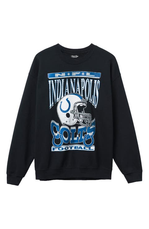 Indianapolis Colts Helmet Flea Market Crewneck Sweatshirt