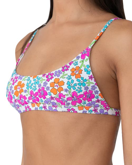 Bright Swimwear Bali Top In Citrus Floral