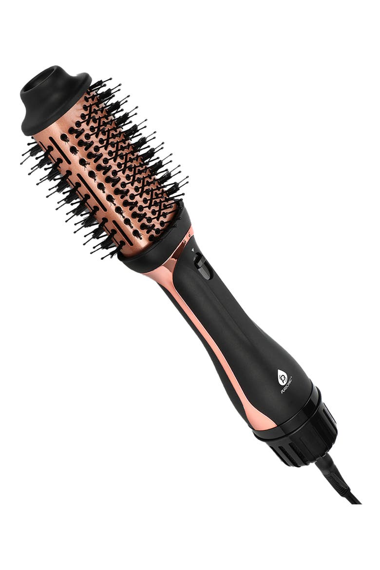 4-in-1 Hot Air Blower Brush, Main, color, BLACK