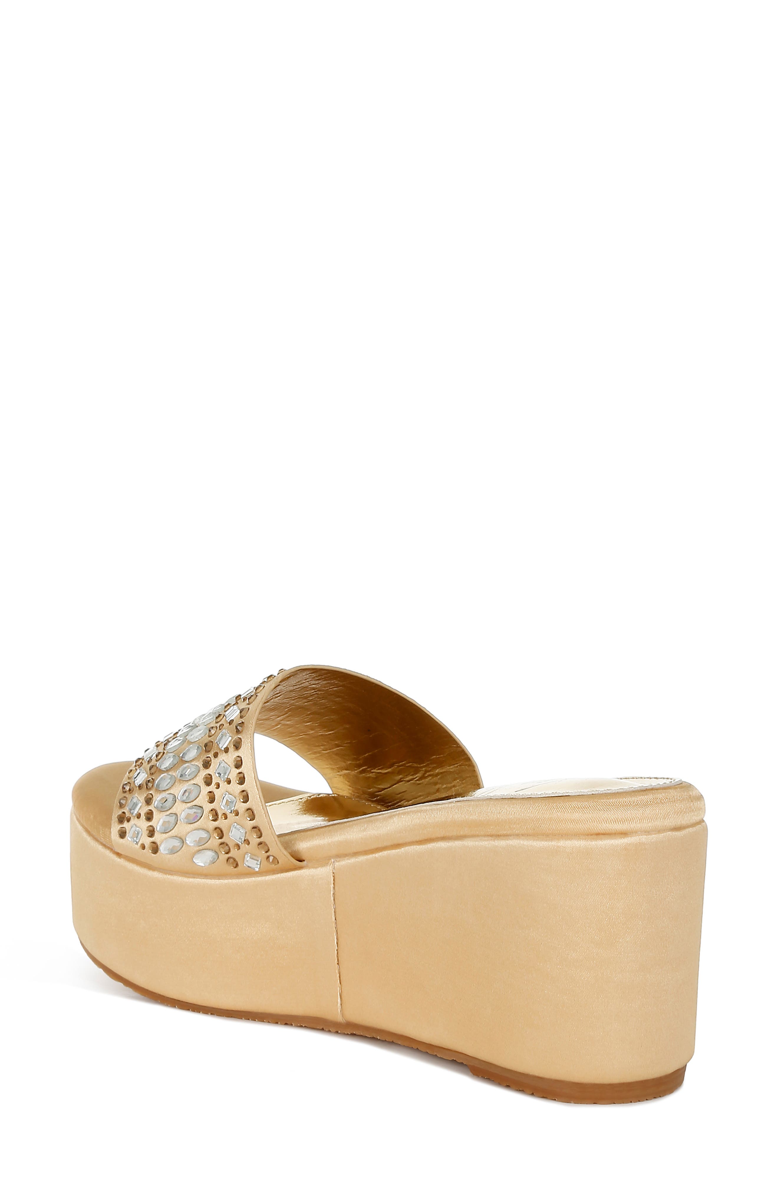 LONDON RAG Batanga Platform Wedge Sandal, Alternate, color, Gold