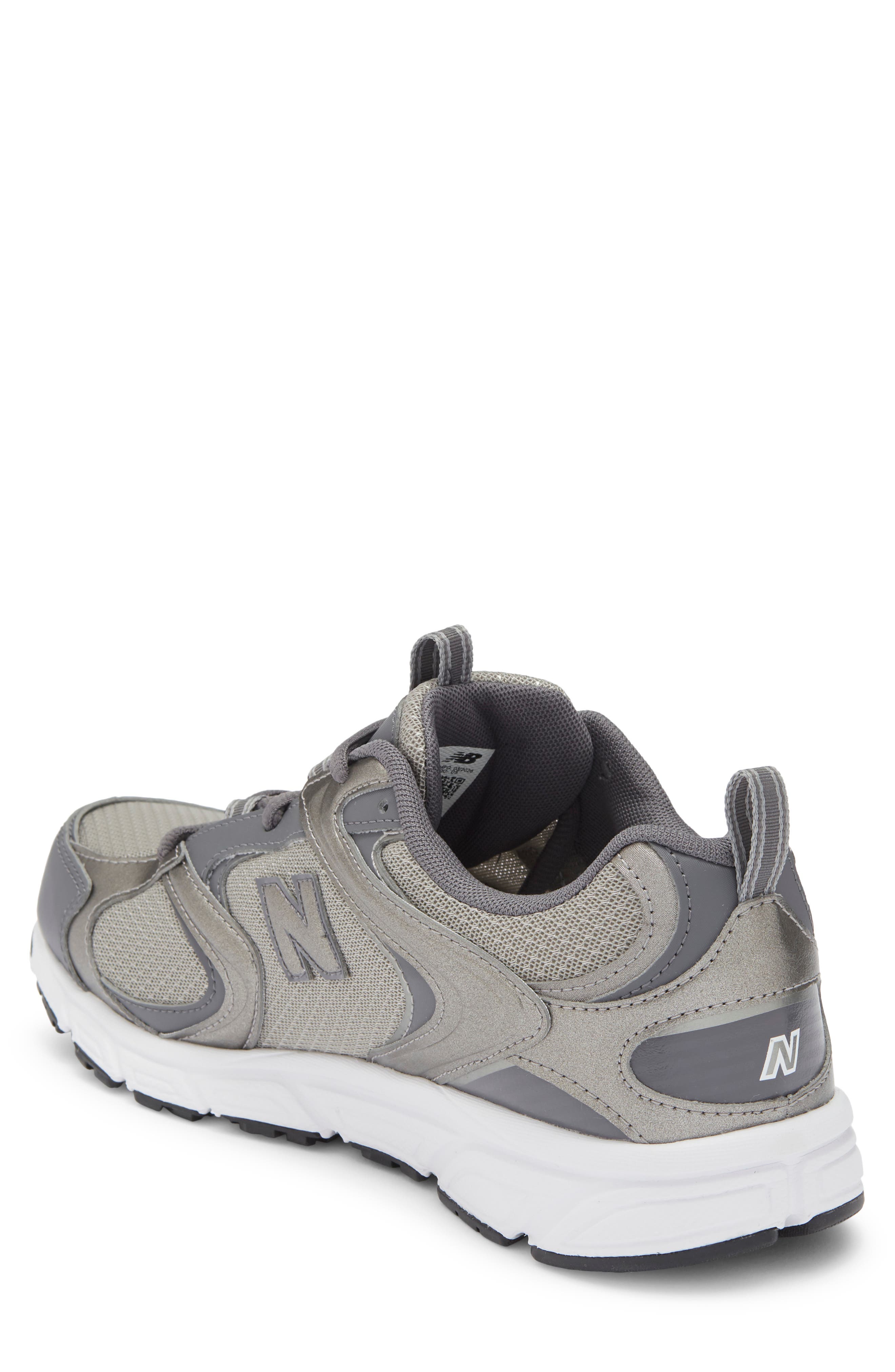 408 Running Shoe, Alternate, color, SLATE GREY/ DK SILVER METALLIC